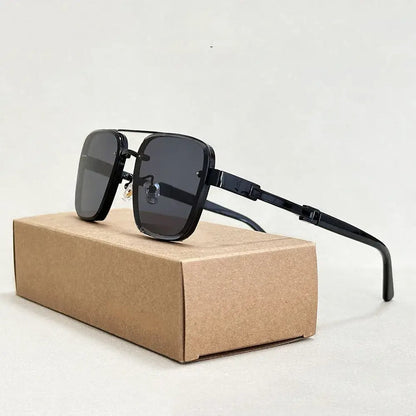 Bruno | Square Aviator Gradient Sunglasses 6