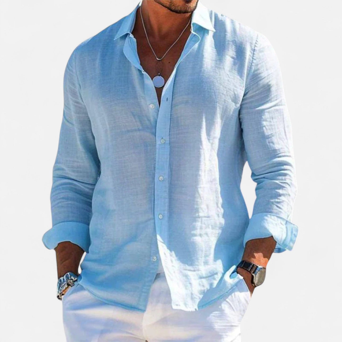 Bryan | Linen Long Sleeve Shirt 2