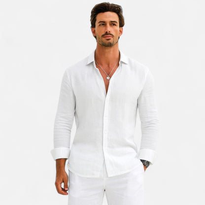 Bryan | Linen Long Sleeve Shirt 7