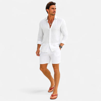 Bryan | Linen Long Sleeve Shirt 8