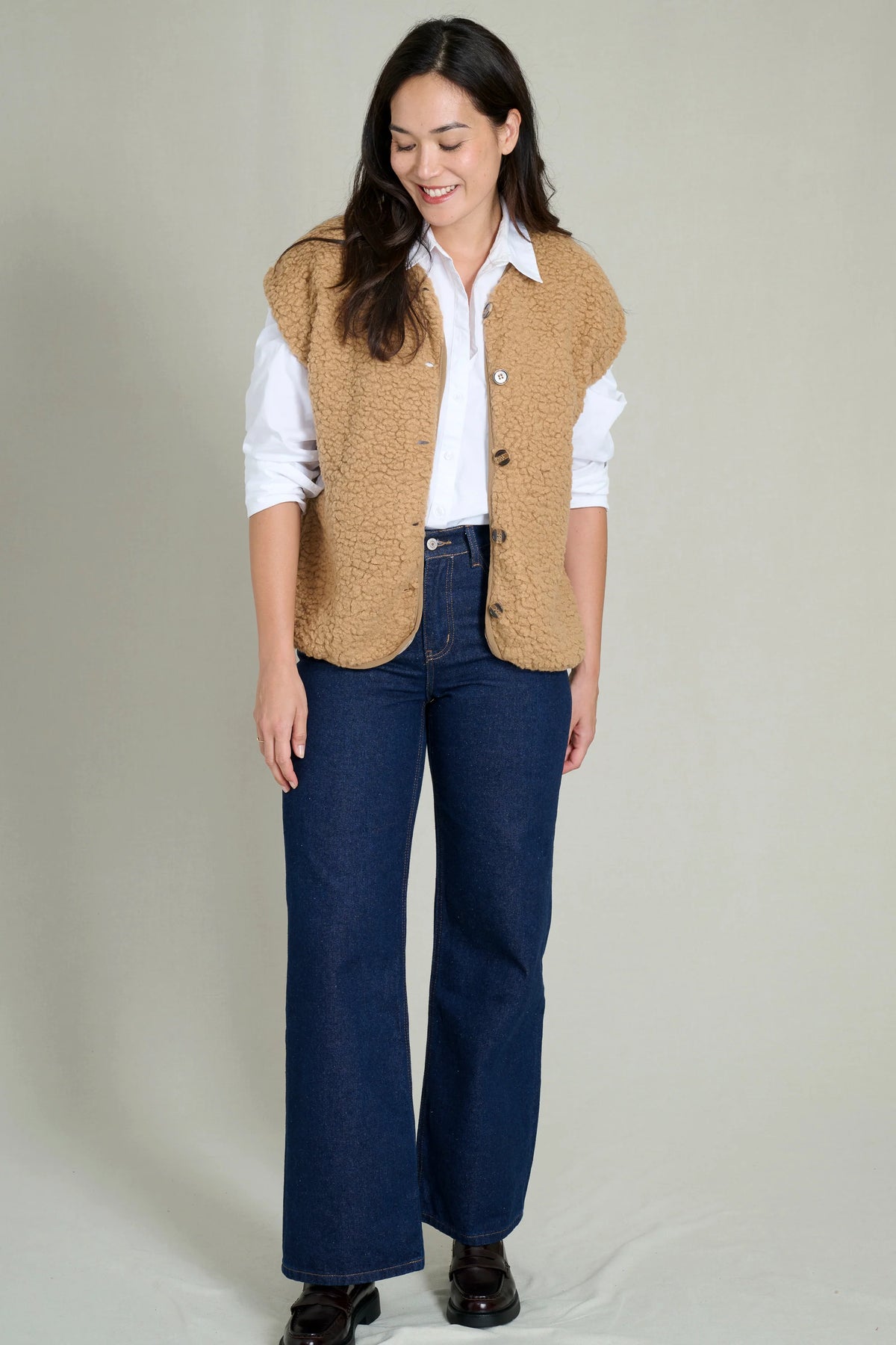 CAMEL ANDREA VEST 1