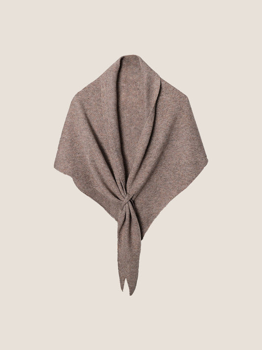 Cashmere-Wool Blend Cross-Style Shawl Scarf 2