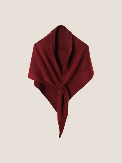 Cashmere-Wool Blend Cross-Style Shawl Scarf 3