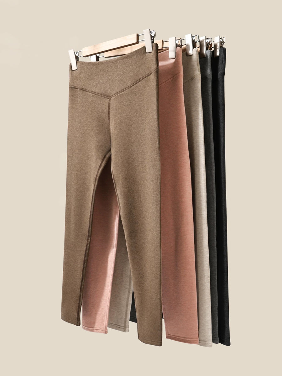 Cashmere & Silk Blend Invisible Thermal Leggings 1