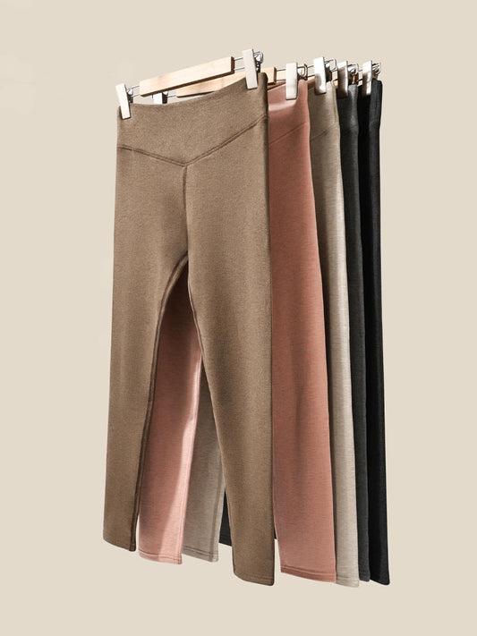 Cashmere & Silk Blend Invisible Thermal Leggings 1