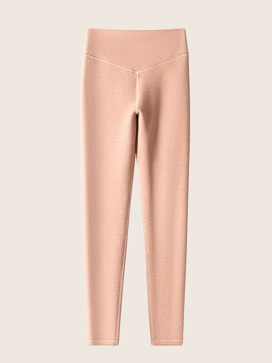 Cashmere & Silk Blend Invisible Thermal Leggings 2