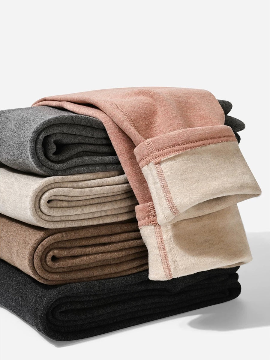 Cashmere & Silk Blend Invisible Thermal Leggings 7