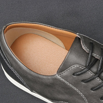 Casual Faux Sneakers with Lace-Up Front and Low-Top Collar 7