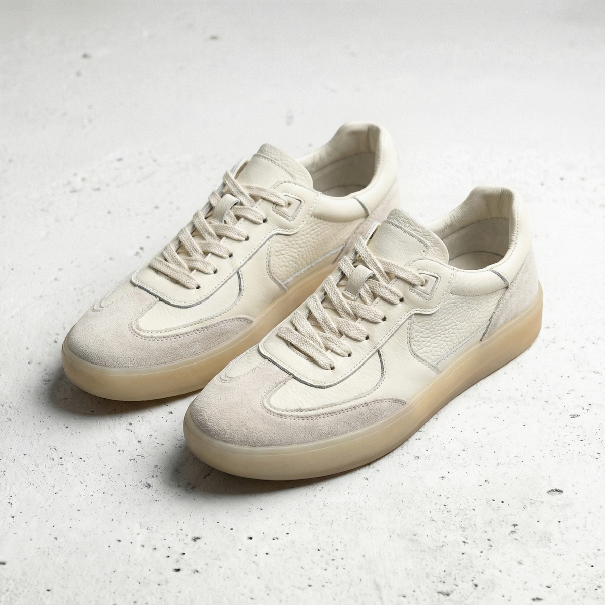 Casual Faux Sneakers with Lace-Up Front and Low Top 1