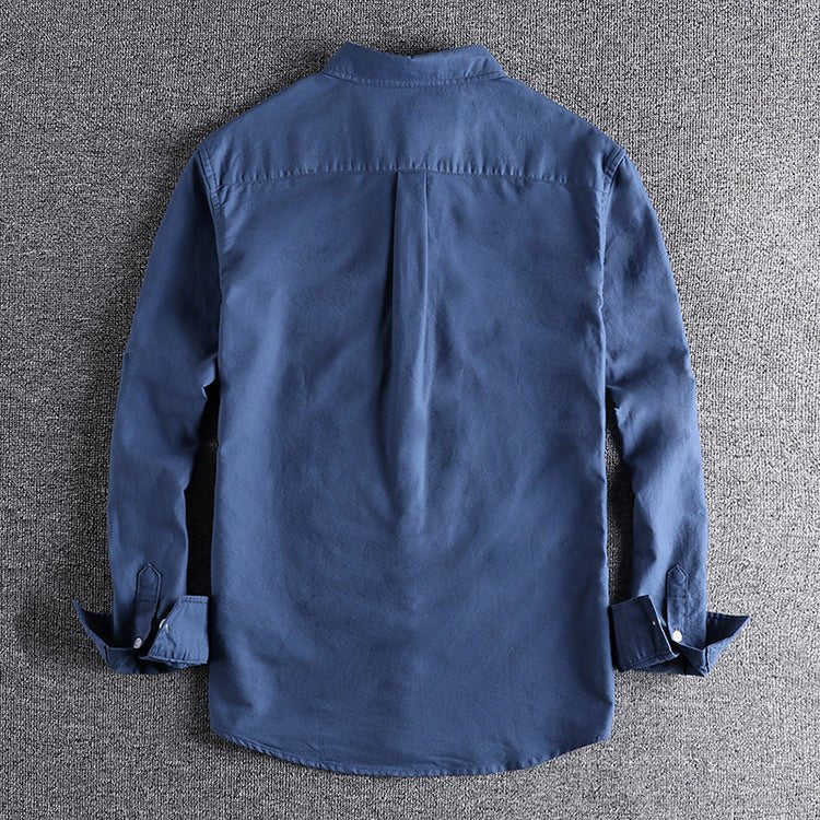 Casual Long Sleeve Shirt with Button Front and Chest Pocket 2