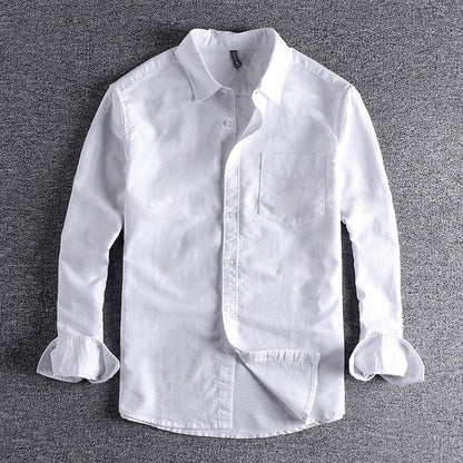 Casual Long Sleeve Shirt with Button Front and Chest Pocket 6