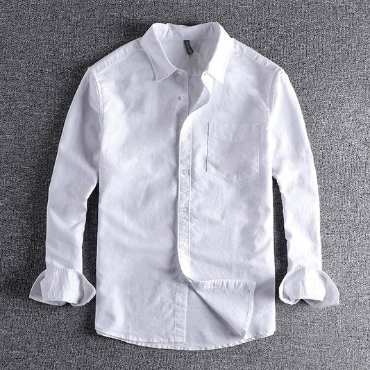 Casual Long Sleeve Shirt with Button Front and Chest Pocket 6
