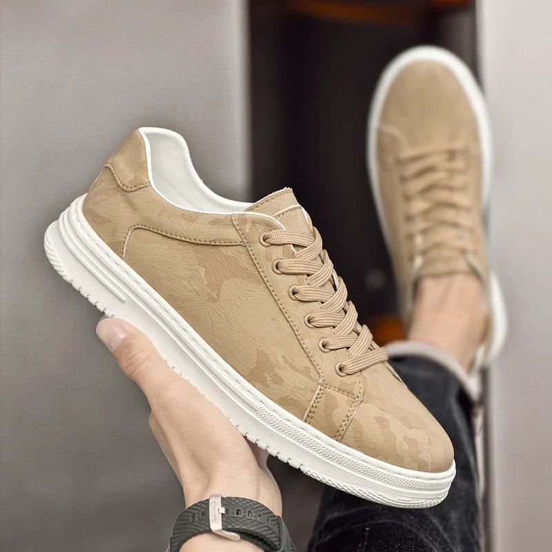 Casual Sneakers with Lace-Up Front and Panels 6
