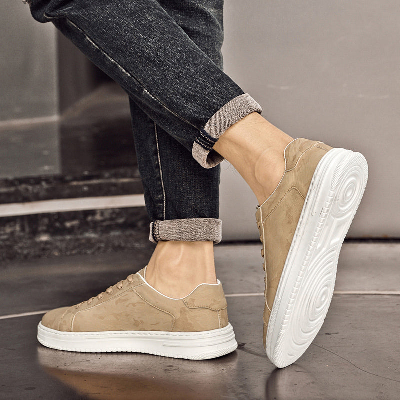 Casual Sneakers with Lace-Up Front and Panels 8