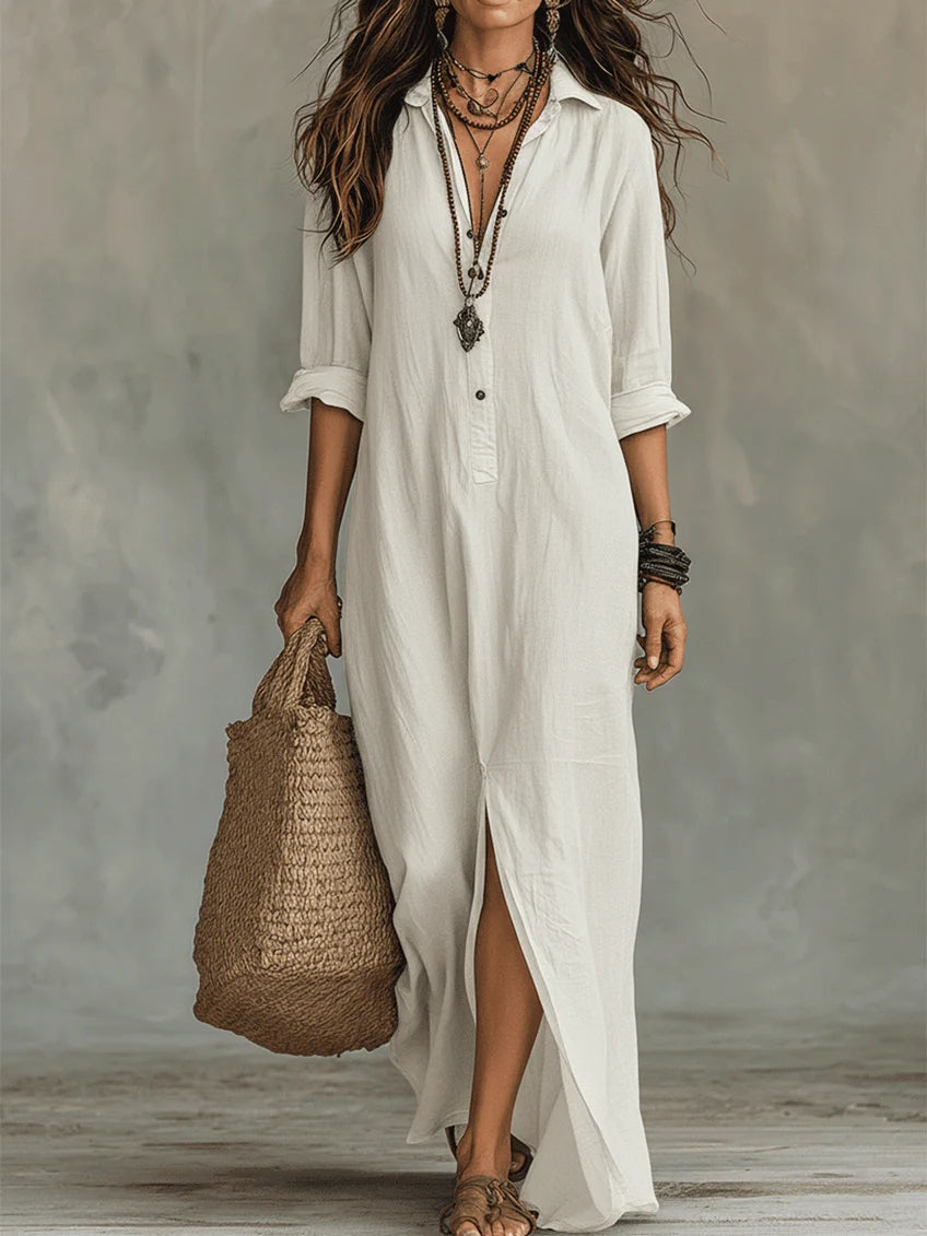 Catherine | Relaxed Versatile Maxi Dress With Sleeves 1