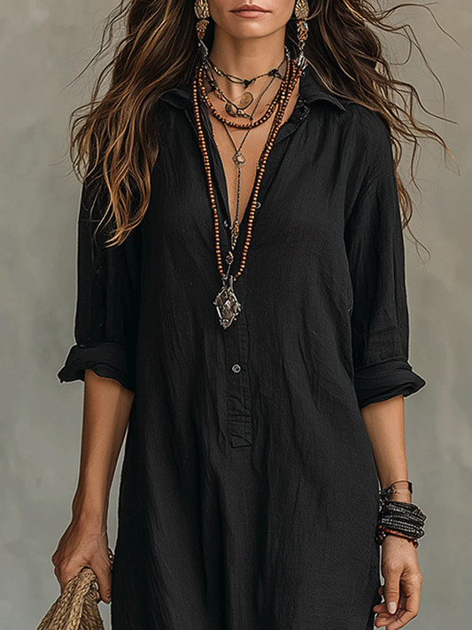 Catherine | Relaxed Versatile Maxi Dress With Sleeves 5