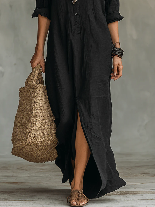 Catherine | Relaxed Versatile Maxi Dress With Sleeves 6