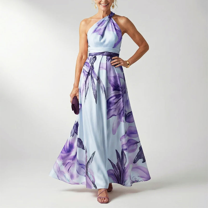 Chanel | Floral Halter Maxi Dress 1