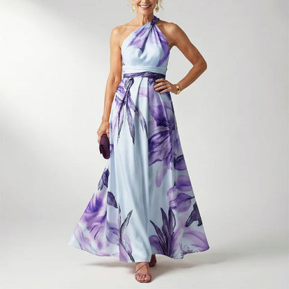 Chanel | Floral Halter Maxi Dress 1
