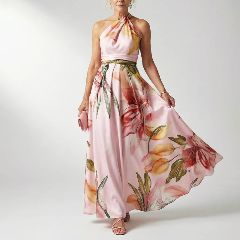 Chanel | Floral Halter Maxi Dress 2