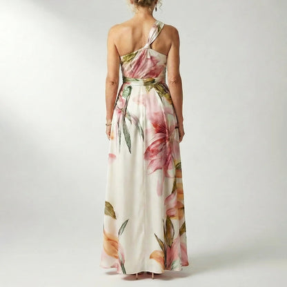 Chanel | Floral Halter Maxi Dress 4