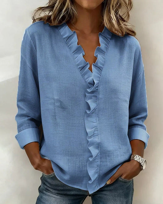Chloe | Lightweight V-Neck Blouse 3