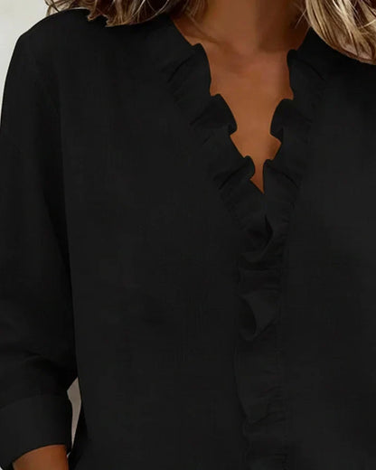 Chloe | Lightweight V-Neck Blouse 5