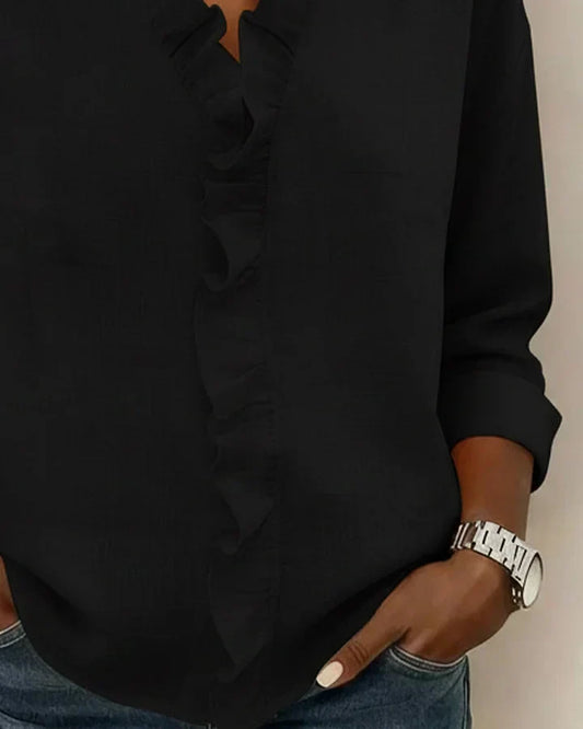Chloe | Lightweight V-Neck Blouse 6