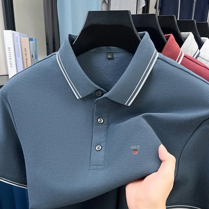 Classic Casual | Men's Polo Shirt with Exquisite Embroidery | Breathable Cotton for Everyday Comfort 10