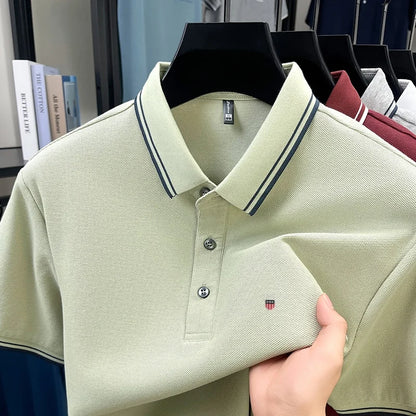 Classic Casual | Men's Polo Shirt with Exquisite Embroidery | Breathable Cotton for Everyday Comfort 2