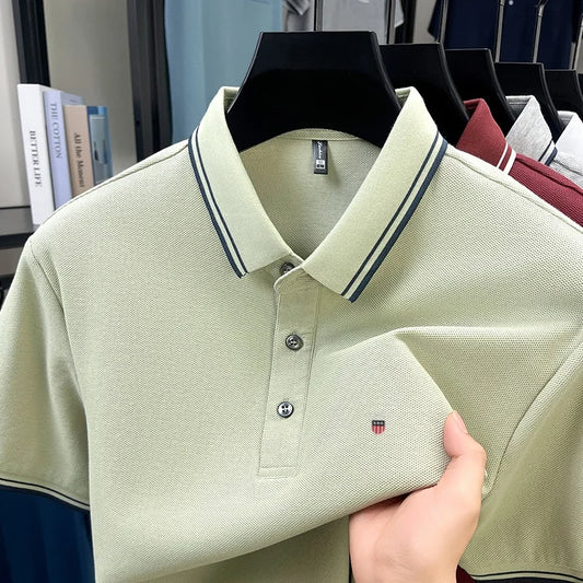 Classic Casual | Men's Polo Shirt with Exquisite Embroidery | Breathable Cotton for Everyday Comfort 2
