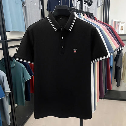 Classic Casual | Men's Polo Shirt with Exquisite Embroidery | Breathable Cotton for Everyday Comfort 5