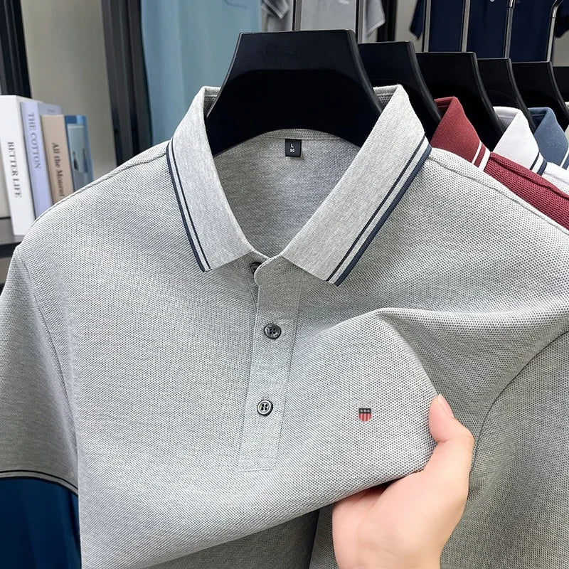 Classic Casual | Men's Polo Shirt with Exquisite Embroidery | Breathable Cotton for Everyday Comfort 6
