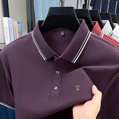 Classic Casual | Men's Polo Shirt with Exquisite Embroidery | Breathable Cotton for Everyday Comfort 8