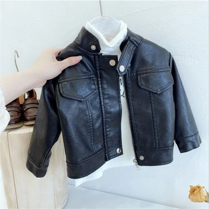 Classic Leather Jackets for Boys 0
