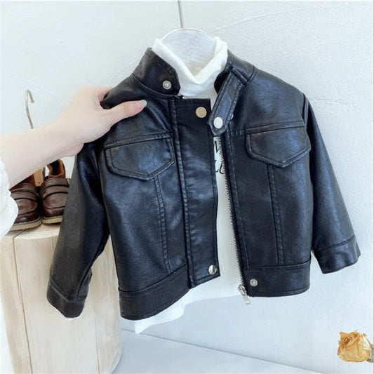 Classic Leather Jackets for Boys 0
