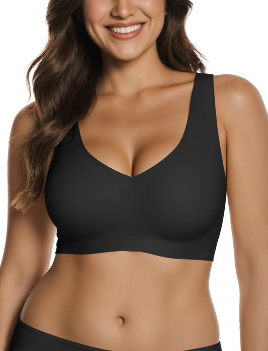 Cloud Jelly | Wireless Support Bra with Seamless Design & Removable Padding for Everyday Comfort 0