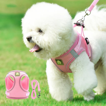 Comfort Fit | Adjustable Dog Harness with Reflective Straps | Breathable Design for Safe and Comfortable Walks 1