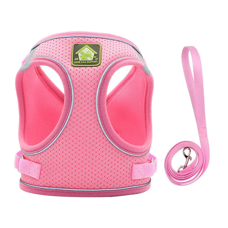 Comfort Fit | Adjustable Dog Harness with Reflective Straps | Breathable Design for Safe and Comfortable Walks 9