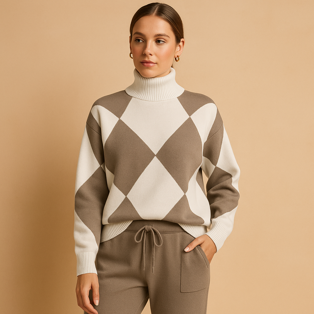 Comfortable sweater and jogger set for women | Nova 0