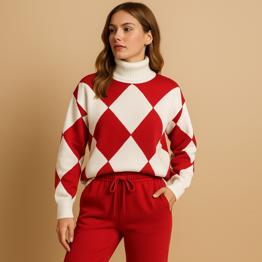 Comfortable sweater and jogger set for women | Nova 2