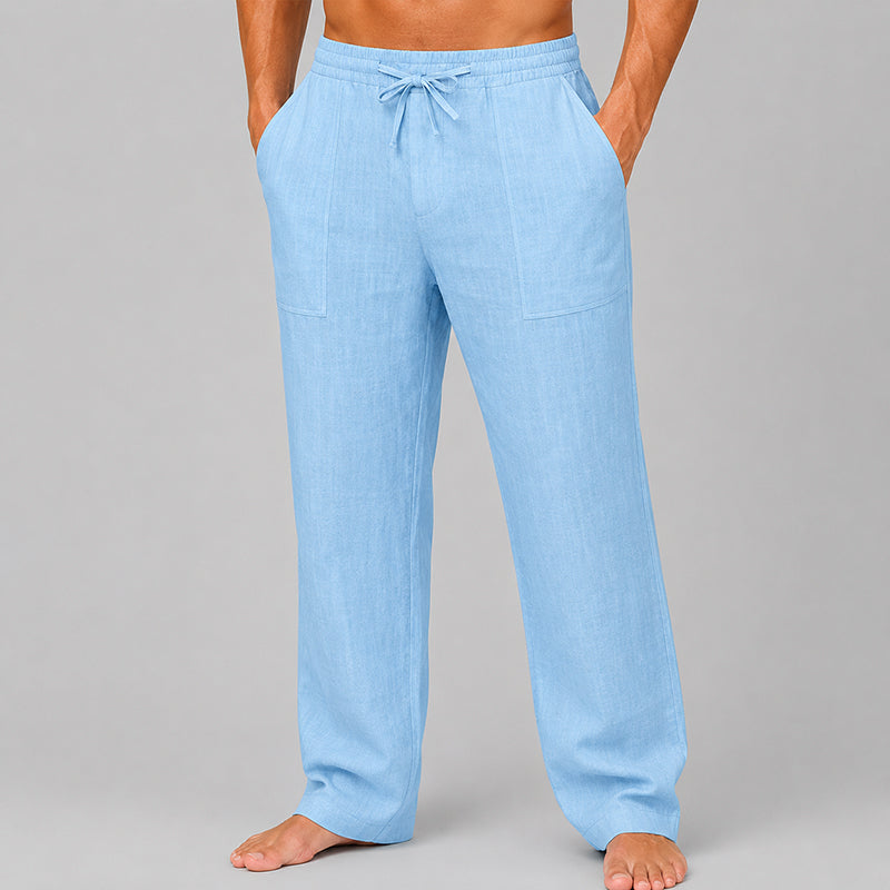 Connor | Linen Blend Relaxed Fit Pants 1