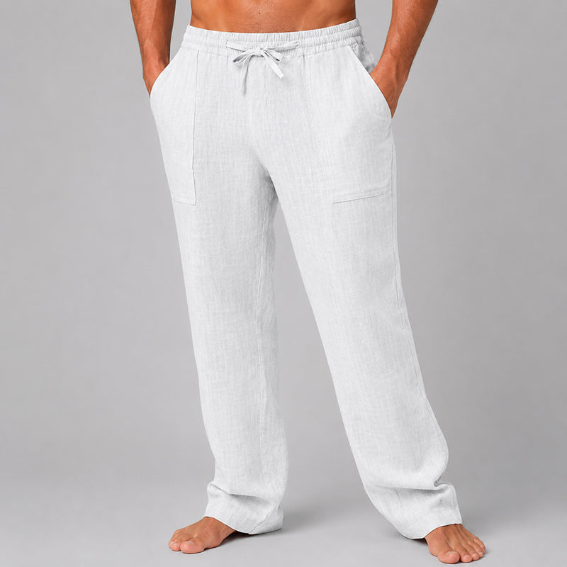 Connor | Linen Blend Relaxed Fit Pants 3