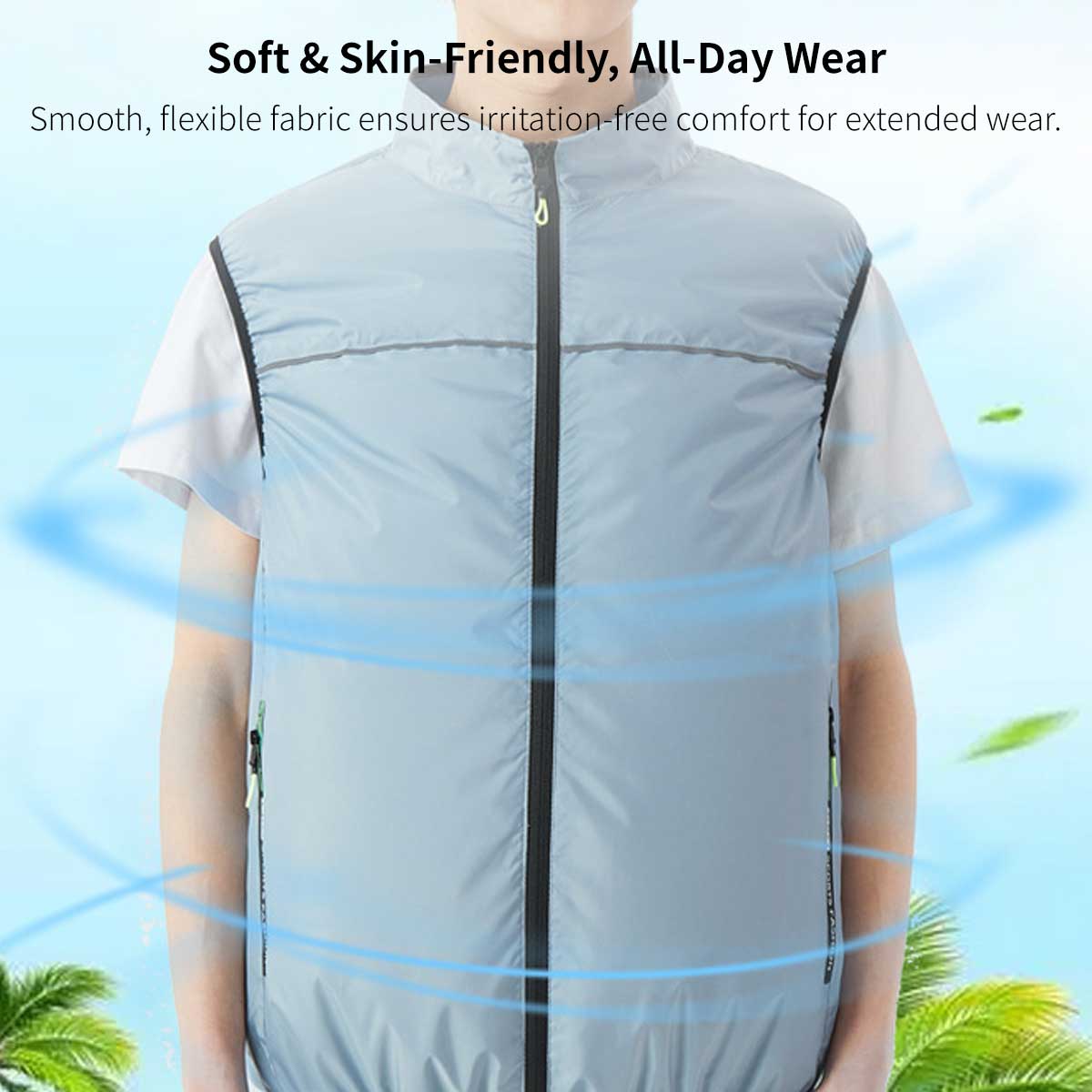 Cooling Fan Vest – USB Dual Fan Outdoor Work Cooling Gear | Traverseon 4