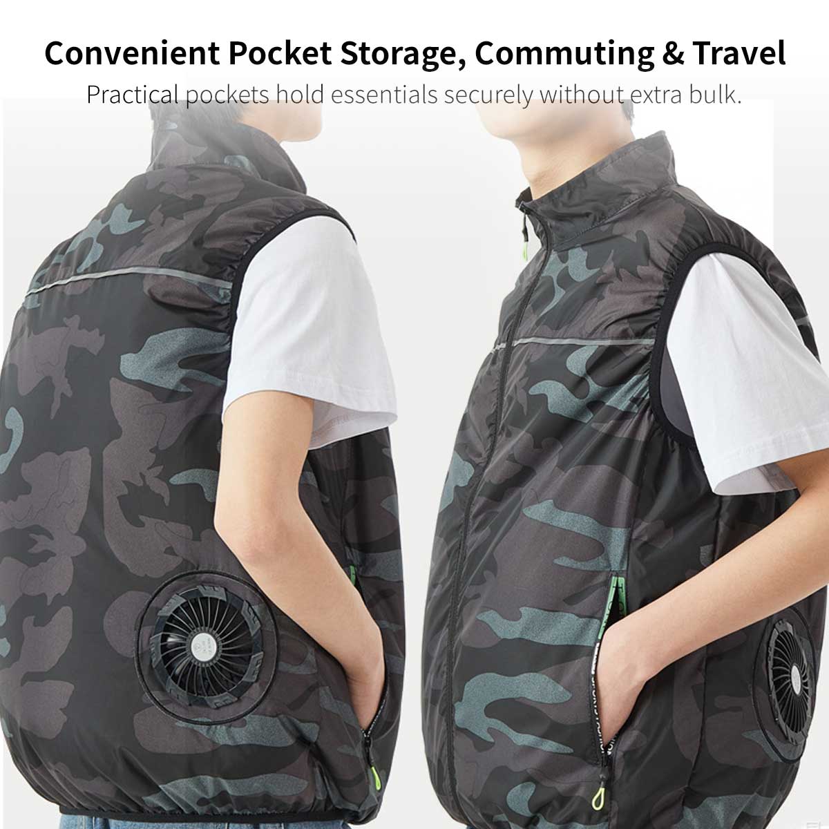 Cooling Fan Vest – USB Dual Fan Outdoor Work Cooling Gear | Traverseon 8