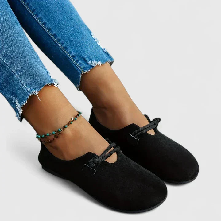 Cora Women's Loafers | Orthopedic Lace-Up Design, Cushioned Support 5