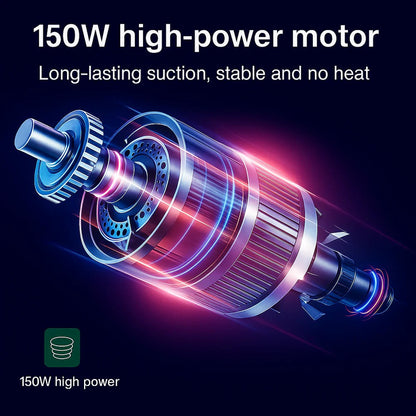 Cordless Car Vacuum Cleaner – 95000Pa Suction, Lightweight & Powerful Handheld 7
