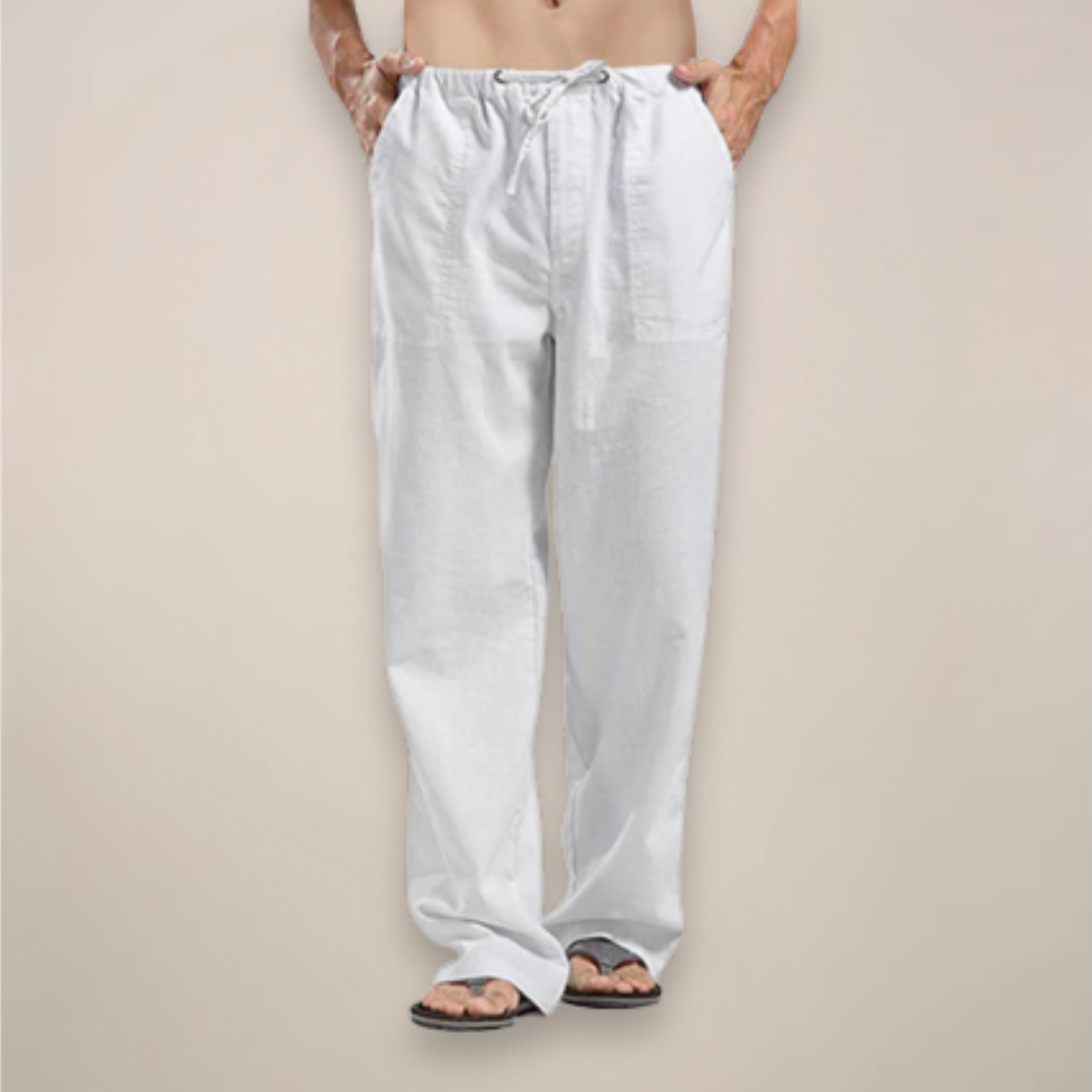 Corey | Men’s Relaxed Fit Drawstring Pants Casual 0