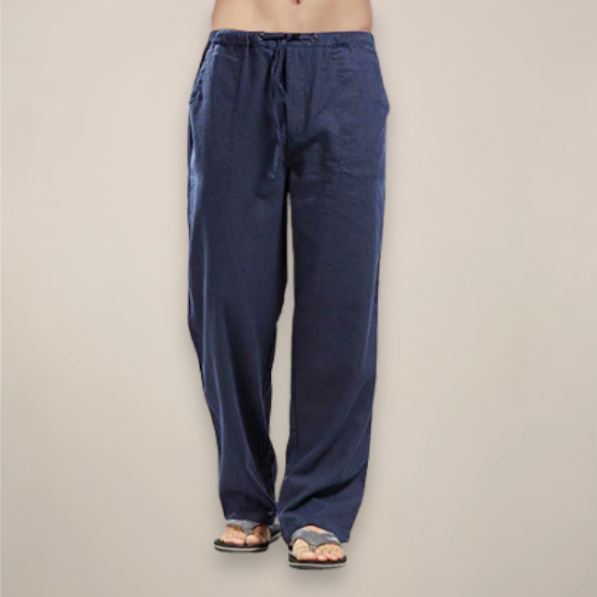 Corey | Men’s Relaxed Fit Drawstring Pants Casual 1
