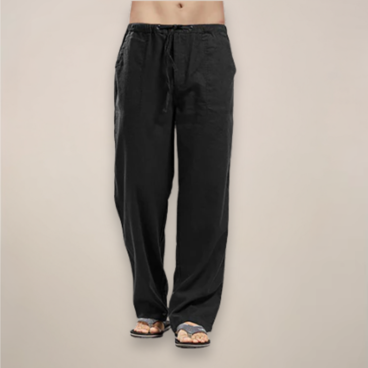Corey | Men’s Relaxed Fit Drawstring Pants Casual 3